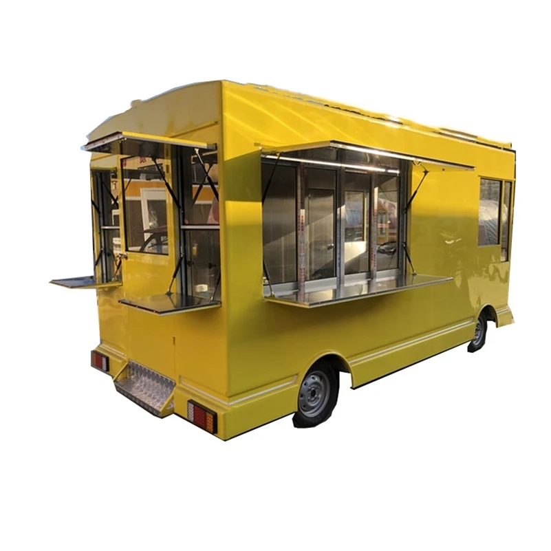 

2019 Made in China new outdoor best selling with low price electric fast food truck/cart/van for sale with free shipping
