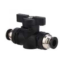 2-полосная аквариумный воздушный поток Управление CO2 регулятор ручного включения/выключения клапан для 6 мм трубы