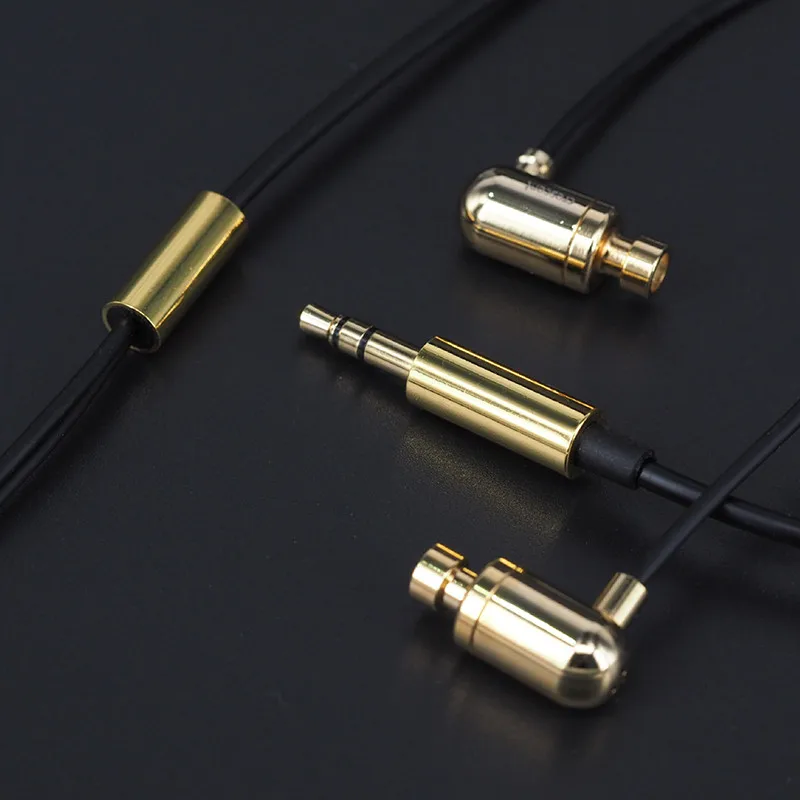 2018 Newest Moondrop Crescent Earphones Brass Dynamic HIFI In Ear Earphone Best Bass HIFI