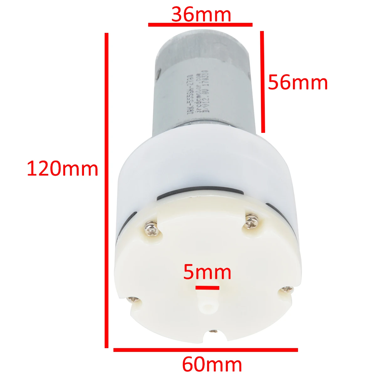 1pc 12V DC Micro Vacuum Pump Electric Pumps High Pressure Diaphragm Mini Air pump 13L/Min 1500mA For Massage Machine Mayitr