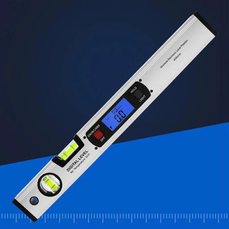 

Digital display level electronic goniometer digital display slope meter 400mm angle ruler double horizontal bubble angle meter