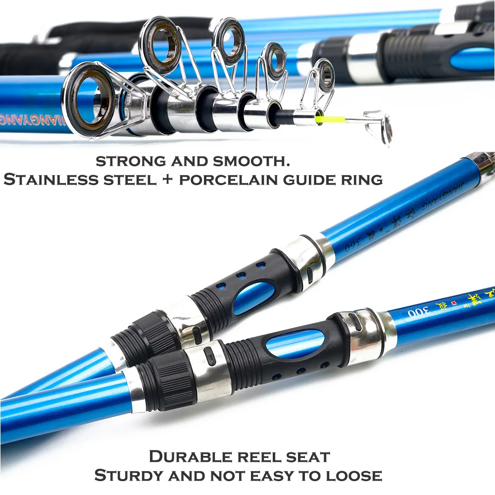 

FRP 2.1-3.6 portable Carp fishing pole feeder rod telescopic fishing rod quipment Fishing tackle