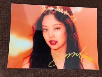 

hand signed BLACKPINK Jennie autographed KILL THIS LOVE photo 5*7 K-POP 4Y4