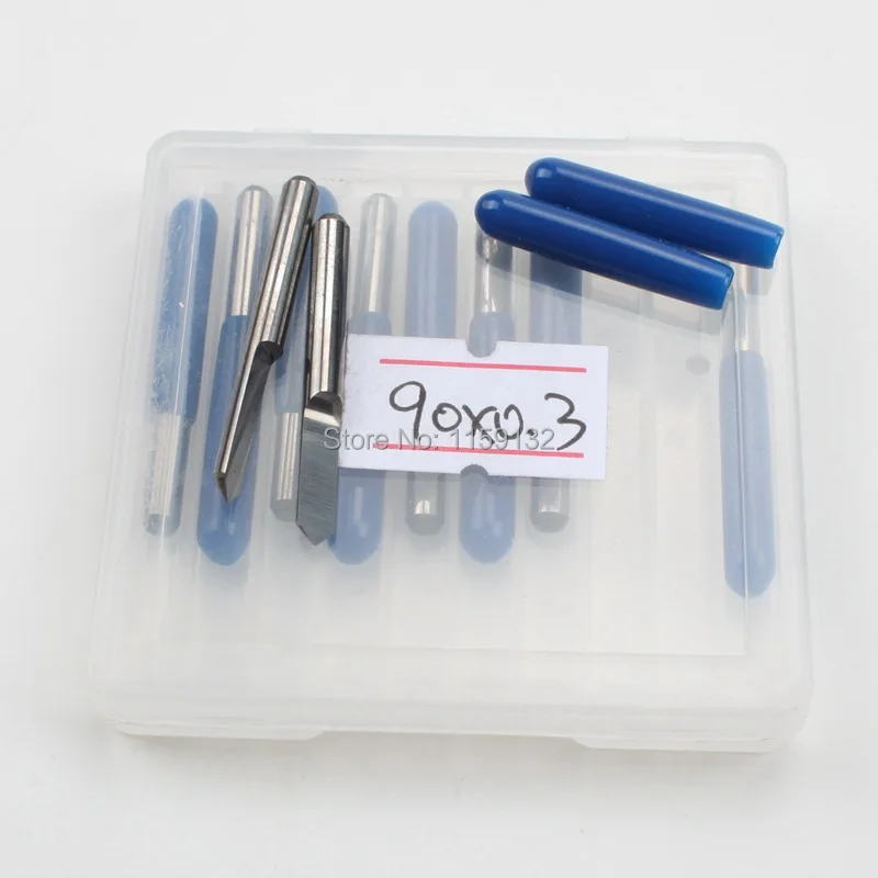 

10PCS Carbide PCB board 0.3mm 90 Degree Engraving Bits CNC Router Tool V-shape