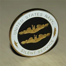 The United States SILENT SERVICE Navy Marine Corps Challenge Coin, Hot sale high quality, 50PCS/Lot DHL free shipping the united states marine corps workout rev