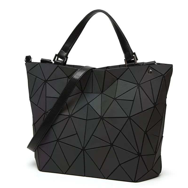 YUTUO Женская светящаяся сумка-мессенджер роскошные сумки женская сумка дизайнерская простая Складная женская сумка через плечо bolsos