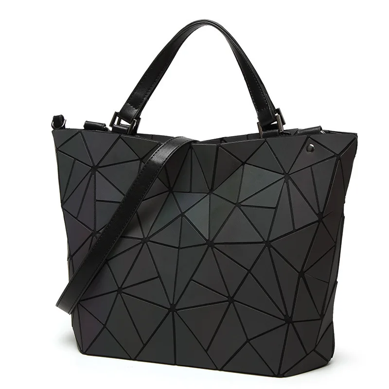 Goede YUTUO Vrouwen Lichtgevende Messenger Bag Luxe Handtassen Vrouwen Tas Designer Vlakte Vouwen Vrouwen Crossbody Schoudertas bolsos