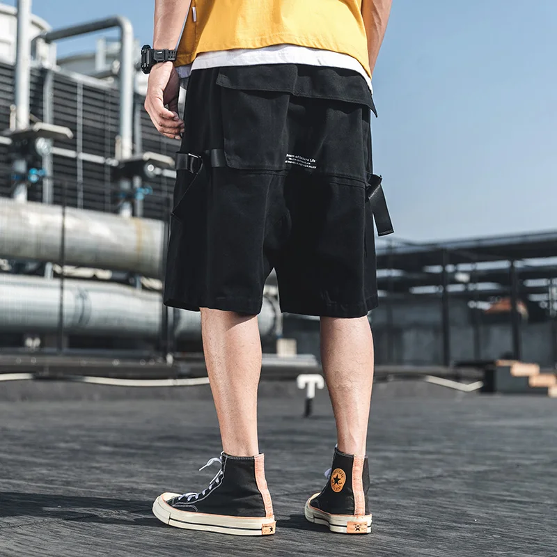 ROBO Mens Summer Cargo Shorts Casual Loose Multi-Pocket Lightweight Shorts