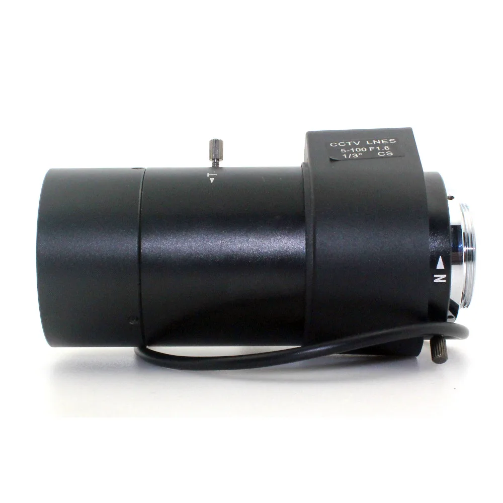 5-100 мм CS F1.8 объектив 1/" варифокальный Авто Ирис зум объектив для безопасности CCTV камеры
