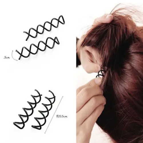 

10Pcs/Lot Stylish Elegant Women Spiral Spin Screw Bobby Hairpin Hair Clip Cute Twisted Barrette Nice Lady Headwear