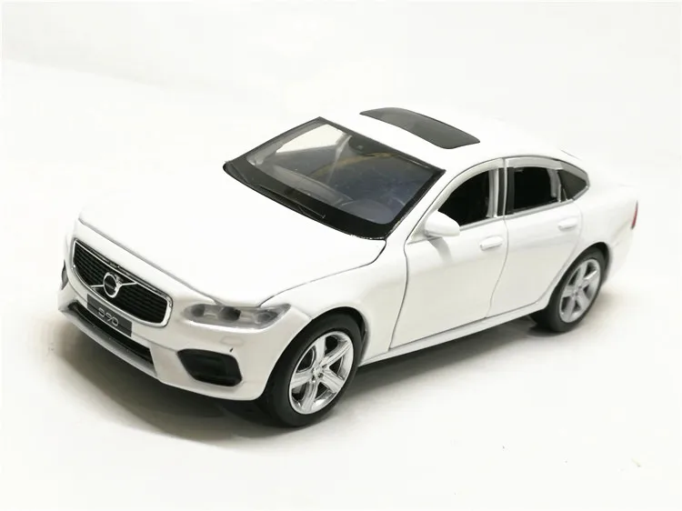 1/32 Volvo S90 T5 литая под давлением Модель автомобиля игрушки с светильник для детей Коллекция подарков для мальчиков