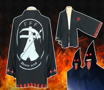 

2017 FFF Heresy Trial Group Chiffon Cloak men Women shawl Bath Clothes kimono Halloween gifts men black coat cosplay custume
