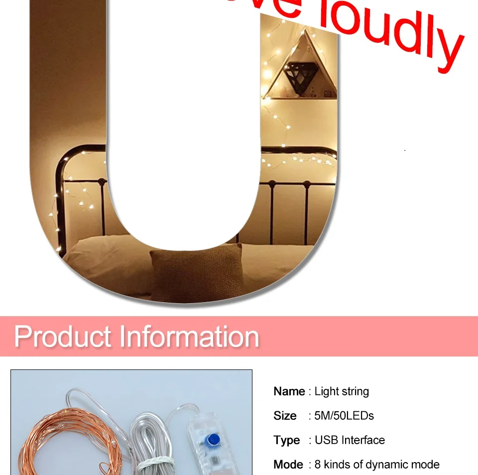 USB RGB LED String Lights (5)
