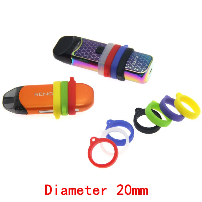 13/20 мм силиконовый ремешок для вейпа DIY Pod Box Mod Vapor JUUI Relx Nord Zero 13 35 RBA RDA вапорайзер