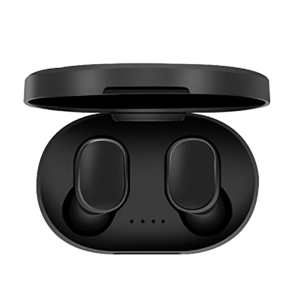 A6s TWS Bluetooth 5,0, мини-наушники, беспроводные стерео наушники, наушники, Спортивная bluetooth гарнитура, стерео микрофон для телефонов - Цвет: Черный