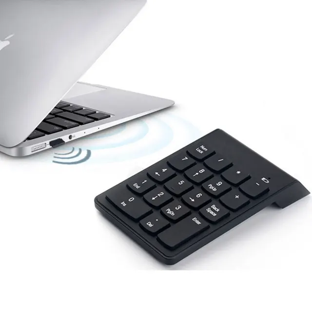NOYOKERE Mini Numeric Keypad 18Keys Digital Keypad 2.4G USB Wireless Number Keyboard For Desktop Notebook Compatible NOYOKERE Mini Numeric Keypad 18Keys Digital Keypad 2.4G USB Wireless Number Keyboard For Desktop Notebook Compatible