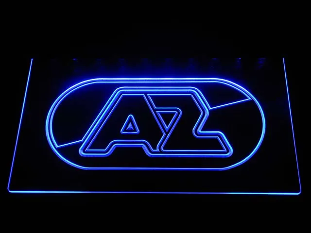 B1010 20+ Цвета 5 размеров AZ Alkmaar Zaanstreek Эредивизи футбол светодиодный неоновые световые знаки