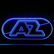 B1010 20+ Цвета 5 размеров AZ Alkmaar Zaanstreek Эредивизи футбол светодиодный неоновые световые знаки