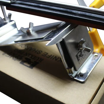 

Universal Iron Steel Professional Kitchen Knife Sharpener Sharpening Fix-angle With 4 Stones Kitchen Sharpening System Tools