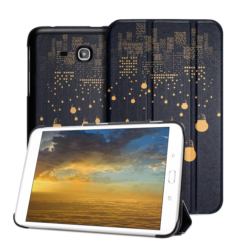 Чехол для Samsung Galaxy Tab 3 Lite ультра тонкий защитный чехол-подставка Чехлы для Galaxy Tab E Lite 7,0/Tab 3 Lite 7,0/SM-T111/SM-T113