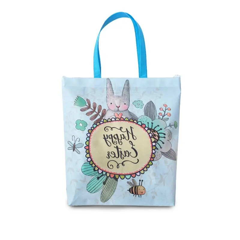 Мультяшная Нетканая Подарочная сумка кролик сверхпрочная продуктовая сумка хозяйственные сумки