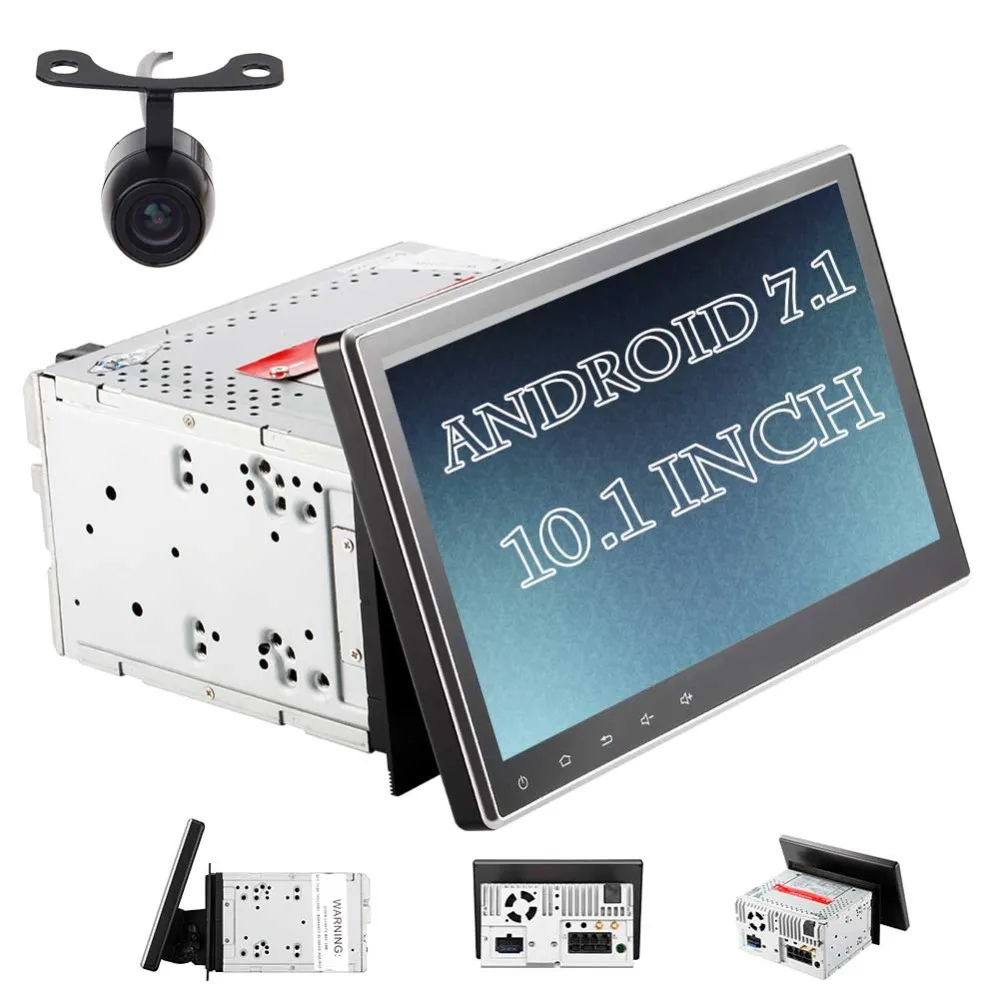 Автомагнитола Eincar стерео аудио 2 Din автомобильный DVD CD MP5 плеер 10 1 &quotAndroid 7