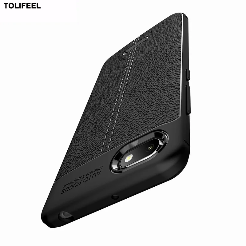 Чехол для Xiaomi Redmi 6A чехол 6 роскошный кожаный резиновый силиконовый на заднюю