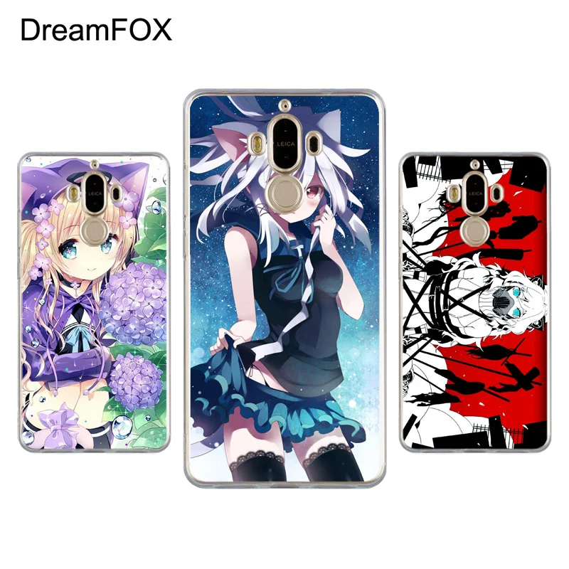 Dreamfox K041 кошка девушка Nekomimi Книги по искусству Аниме Мягкие TPU силиконовый чехол