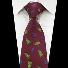 RBOCOTT новые новогодние Галстуки 8 см синий галстук-бабочка мужские красные носки зеленые деревья шеи галстуки для мужчин рождественские праздничные декорации подарок
