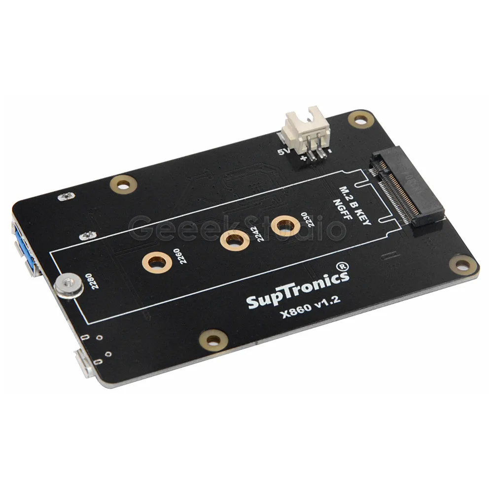  X860 M.2 NGFF SATA SSD Schild Lagerung Expansion Board mit USB 3.0 für Raspberry Pi 1 Modell B +/2 