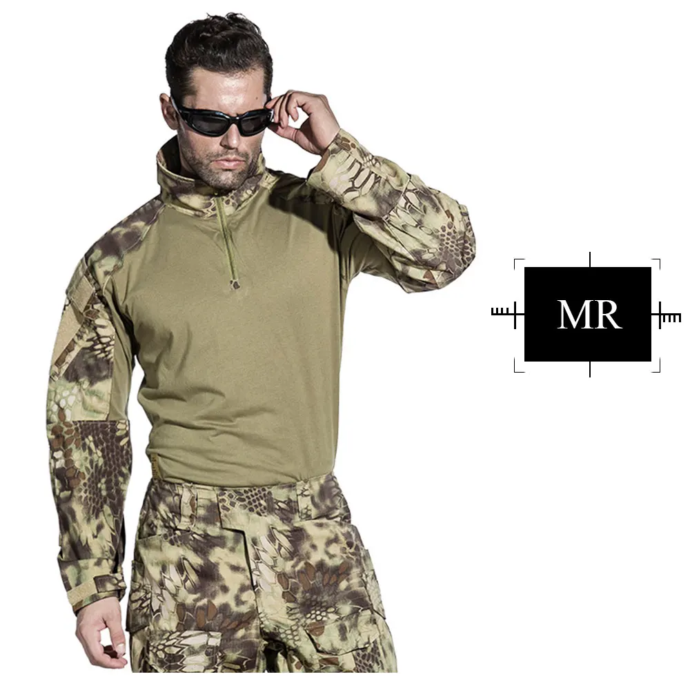 EMERSONGEAR боевая рубашка армии США боевая рубашка карго Мультикам страйкбол Пейнтбол Militar тактическая камуфляжная рубашка мультикам Arid