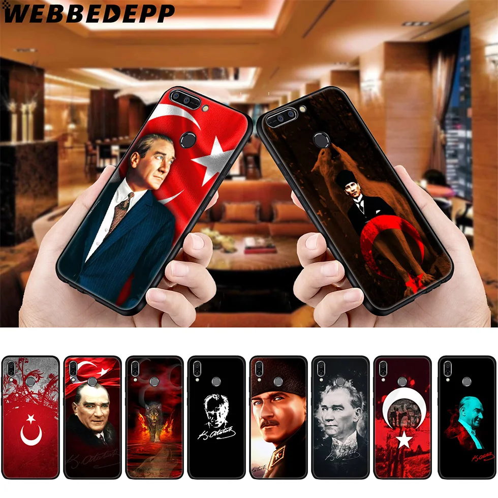 Турецкий мягкий чехол Mustafa Kemal Ataturk для Huawei P8 P9 P10 P20 P30 Lite Pro P Smart Z Plus 2019 Y6 Prime 2018 2017 Mini |