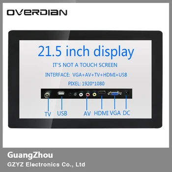 

21"/21.5inch Non-touch Industrial Lcd Monitor/Display VGA/HDMI/TV/AV/USB Interface Metal Shell Buckle Installation 16:9