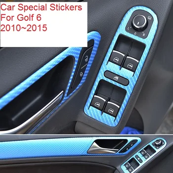 

Car Special Stickers ForGofl 6 MK6 carbon fiber sticker For Golf6 2010~2014