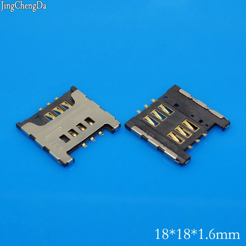 

JCD 1pcs For Samsung Note N7000 i9000 I9003 i699 3520 S6358 S5360 i8700 I5500 s6102 Sim Card Reader Tray Socket