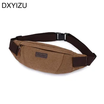 

dingxinyizu waist packs canvas waist bag small capacity fanny pack men shoulder bag man chest bags for women crossbody sling bag