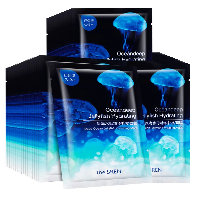 

New Brand Face Mask Natural Plant Extracts Hyaluronic Acid Facial Masks Moisturizing anti acne aging whitening Skin Care Masks