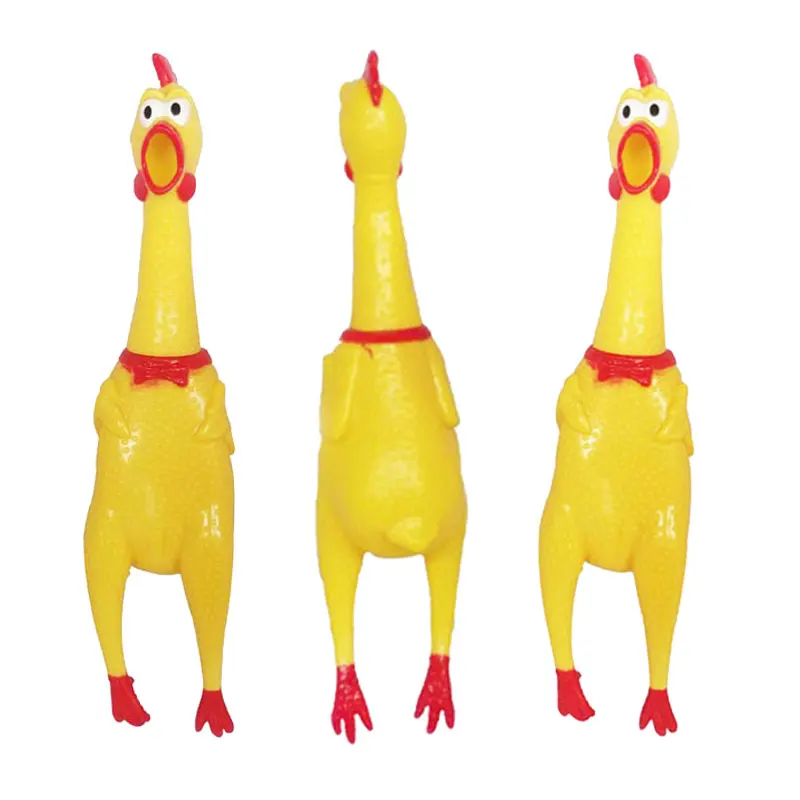 

32cm Screaming Chicken Squeeze Sound Toy Funny Pets Toy Product Sound Dog Toys Shrilling Decompression Tool