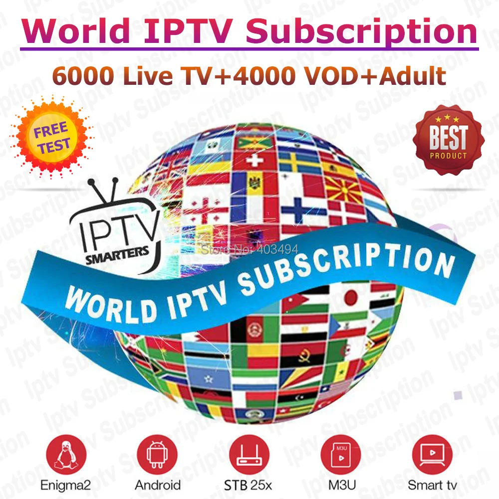 

Best Stable World IPTV M3U Subscription 1 Year IPTV Spain Portugal IPTV Italia HD German Greece USA CA Channels for Smart TV