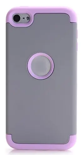 Мраморный Деревянный чехол с узором для iPod touch 5 touch 6 усиленный ударопрочный корпус трёхслойная сверхмощная гибридная резиновая броня жесткий чехол - Цвет: 15