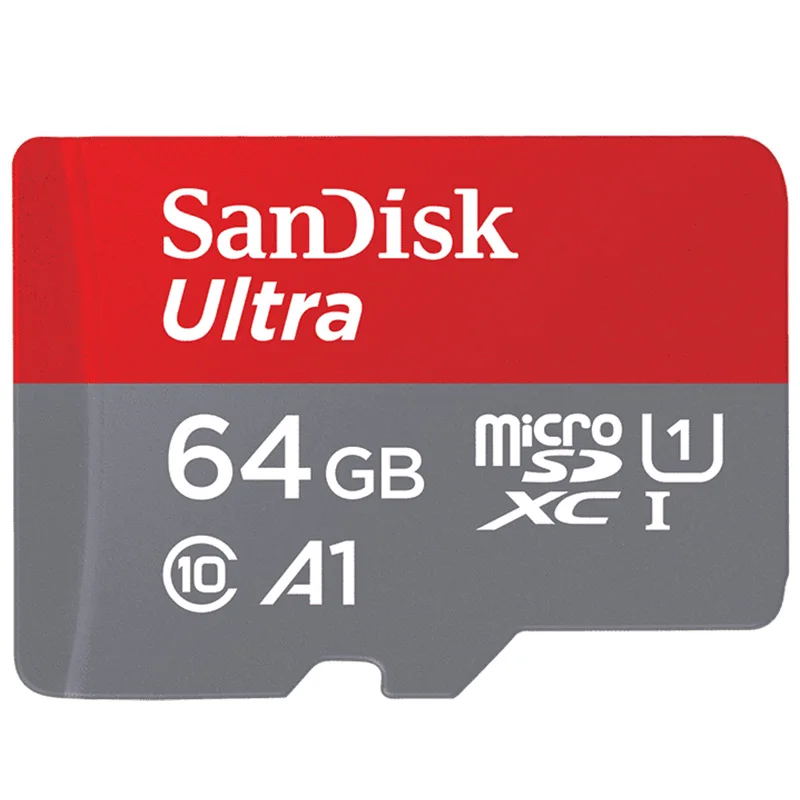 Карта Micro SD SanDisk 16 ГБ 32 ГБ A1 карта памяти MicroSDHC 64 Гб 128 ГБ 256 Гб 400 Гб MicroSDXC EXTREME PRO V30 U3 A2 4K UHD TF карты - Емкость: red gray 64GB