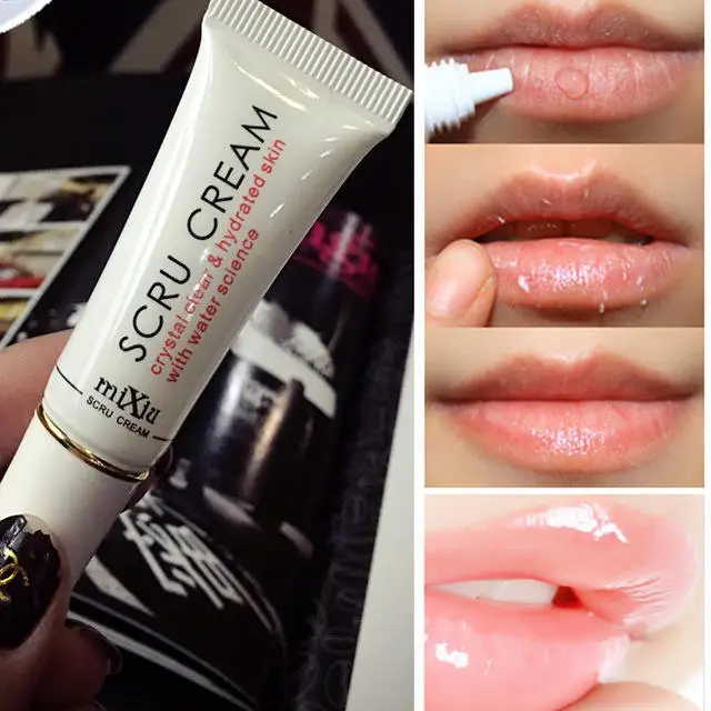 Professional Moisturizing Lip Cream Crystal Clear & Hydrated Skin With Water Science Remove Dead Skin Exfoliating Lip Scrub Care