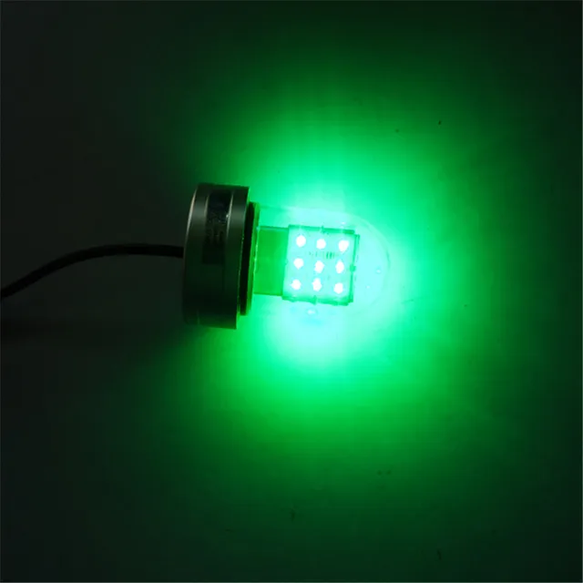 Cheap IP68 Waterproof High Quality PC and PVC Materials 50pcs/lot Underwater Fish Light 60W LED Underwarter Fishing Lure