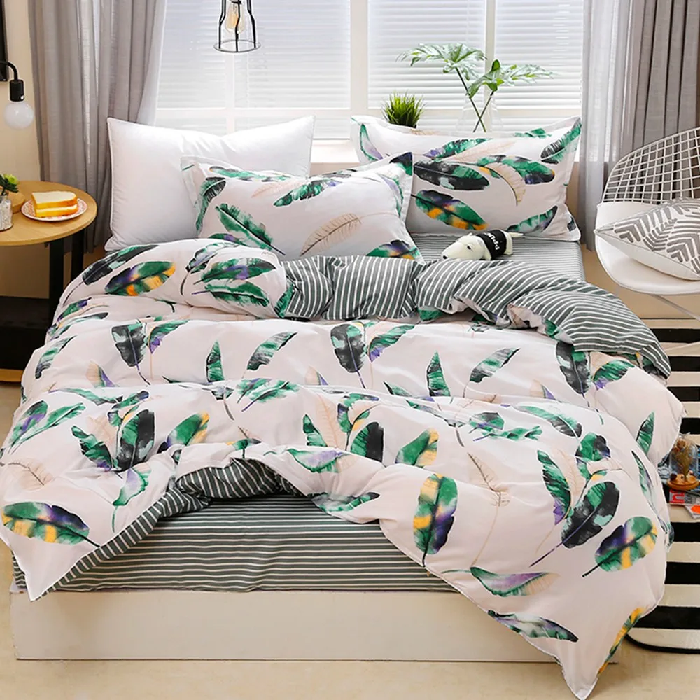 

Colour Dreamcatcher Bedding Set comforter bedding sets king Bohemian Print Bedclothes King Colorful Feathers Duvet Cover set new