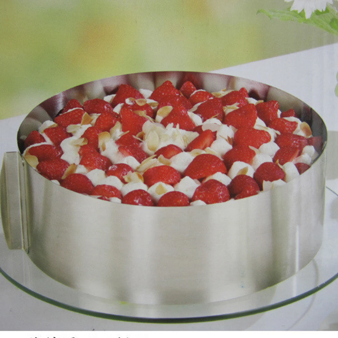 

6-12 Inch Retractable Stainless Steel Circle Mousse Ring Cake Baking Tool Set Size Shape Adjustable Bakeware