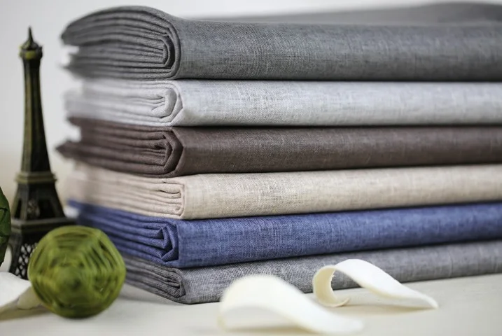 Хлопок и лен водонепроницаемый холст ткань 8 цветов на выбор продается ярдом 55"