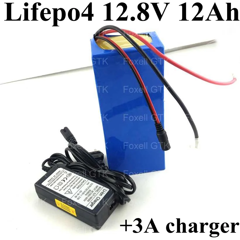 1 pack Customized Lifepo4 12v 12ah accu 12v bateria 4s 15A BMS portable DC for 100W 150W light supercapacitor 12v + 3A charger (2)