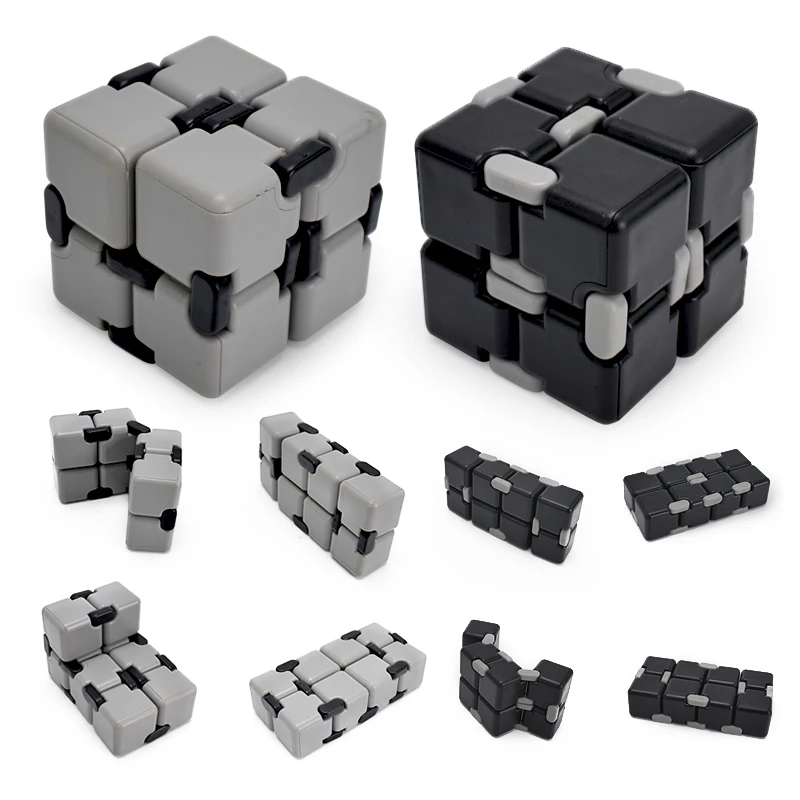 Infinito Cubo NEO Inquietações Rebiks Magia Puzzle Cube Adulto Estresse alívio Apaziguador Boa EDC Dedo Brinquedos Para Crianças Crianças COM TDAH presente