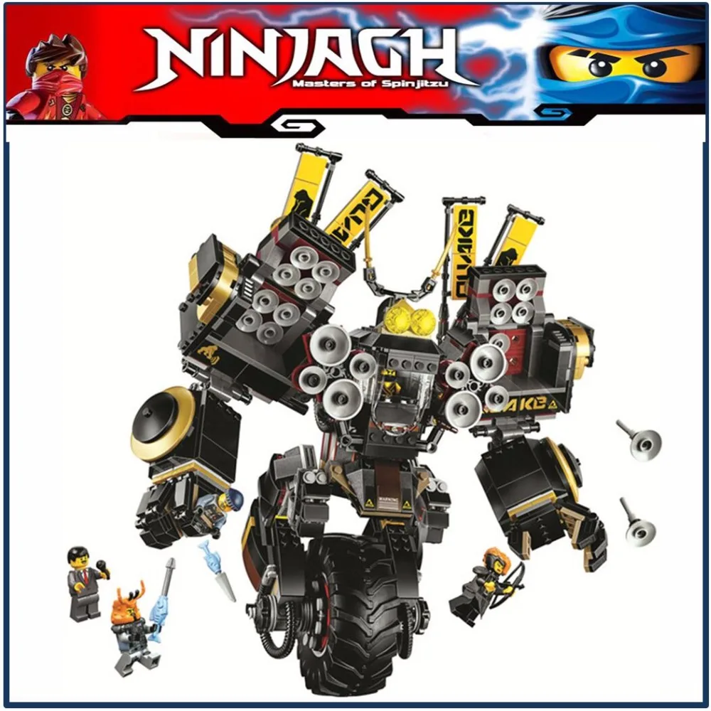 

Quake Mech 70632 Building Blocks Model Toys For Children BELA 10800 06069 Compatible legoing Ninja Brick Set