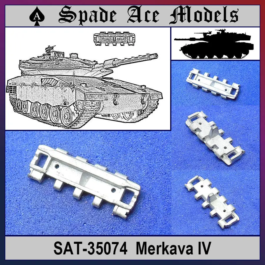 Spade Ace 1/35 35074 Metal Track Merkava Mk.IVin Model Building Kits